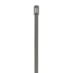 Pan-Steel® MLT2S-CP Cable Tie, SS 304, Standard, 2" Dia., PK100