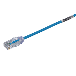 Cat 6 28 AWG UTP Copper Patch Cord, 2 ft, Blue