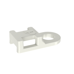 TA1S10-M Tie Anchor Mount, Natural, PA 6.6, 0.75x0.38", #10 Screw, PK1000