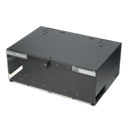 Opticom® Rack Mount Enclosure, Black, 4 RU, 12 FAP/Cassette Slots