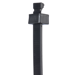Sta-Strap® SST1.5M-M20 Sta-Strap Cable Tie, Black, PA6.6, 5.5"L, 18lb, PK1000