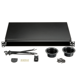 Opticom® Fiber Tray, Straight, 1 RU, 4 Port
