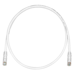 Cat 6 24 AWG UTP Copper Patch Cord, 2 ft, White