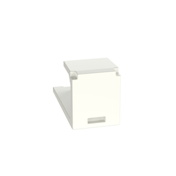 Mini-Com® Blank Module, 1 Port, Off White