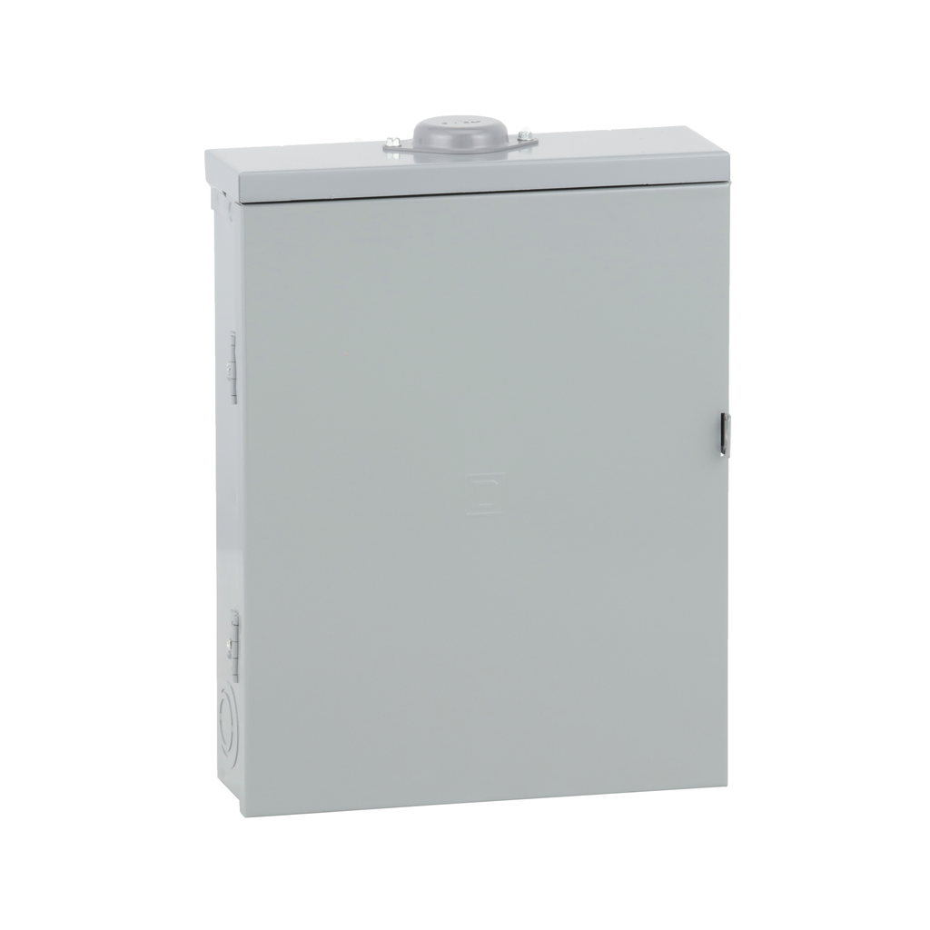 HOM1224M100PRB – Load center, Homeline, 1 phase, 12 spaces, 24 circuits, 100A convertible main breaker, PoN, NEMA3R