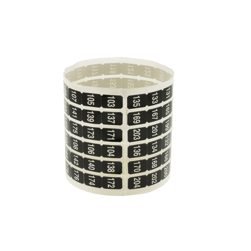 Product image for Square D NQ204S 103 to 204 Sequential Panelboard Circuit Number Strip