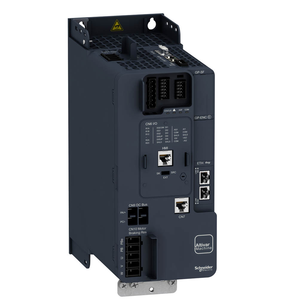 ATV340U75N4E – variable speed drive, Altivar Machine ATV340, 7.5kW, heavy duty, 400V, 3 phases, Ethernet
