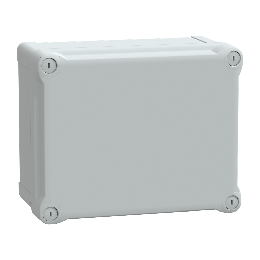 NSYTBS241912H – ABS box IP66 IK07 RAL7035 Int.H225W175D120 Ext.H241W194D127 Opaque cover H40