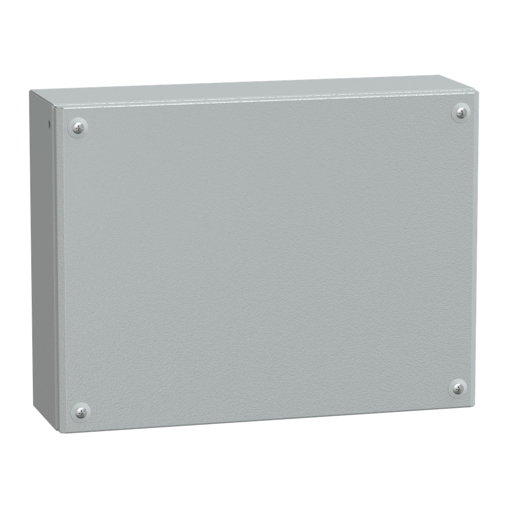 NSYSBM304012 – Metal industrial box plain door H300xW400xD120 IP66 IK10 RAL 7035