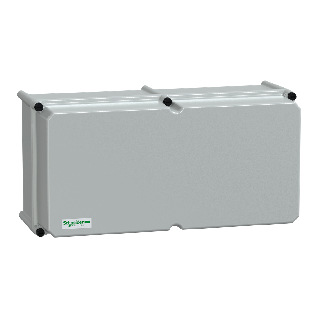 NSYPLSC2754AG – PLS box, polyester rear, opaque PC cover IP66 27x54x23cm