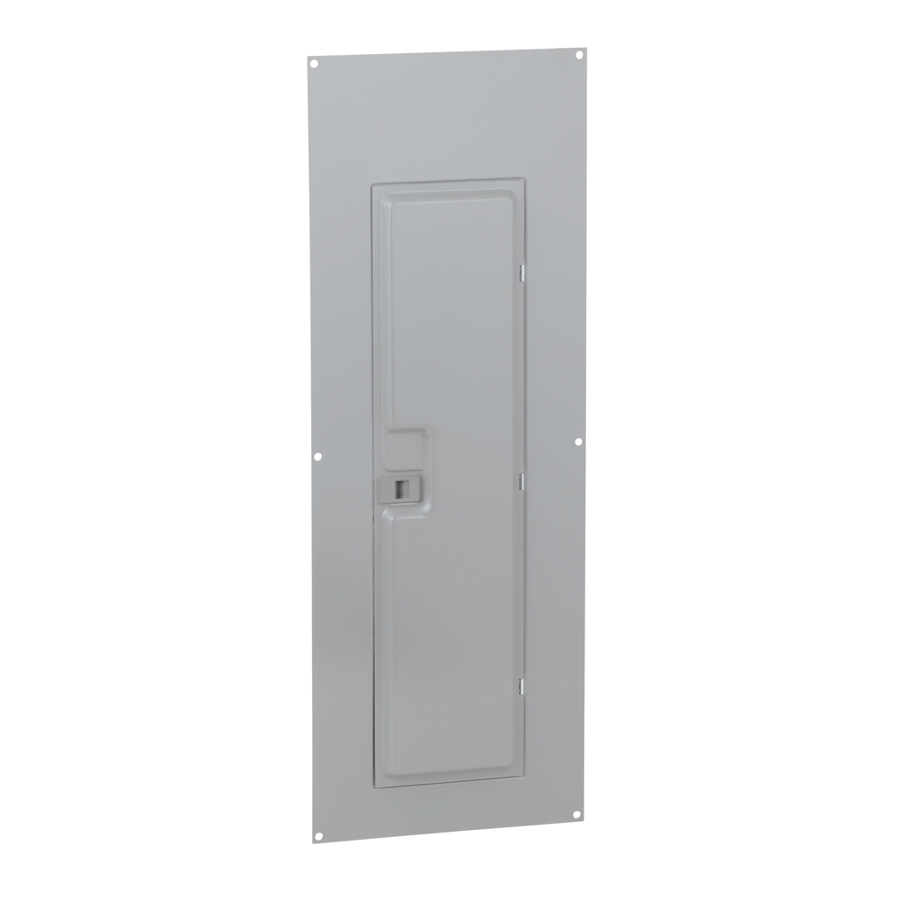 QOC342MQS – Replacement cover, QO, for 42 space load center with QDL main breaker, surface, gray
