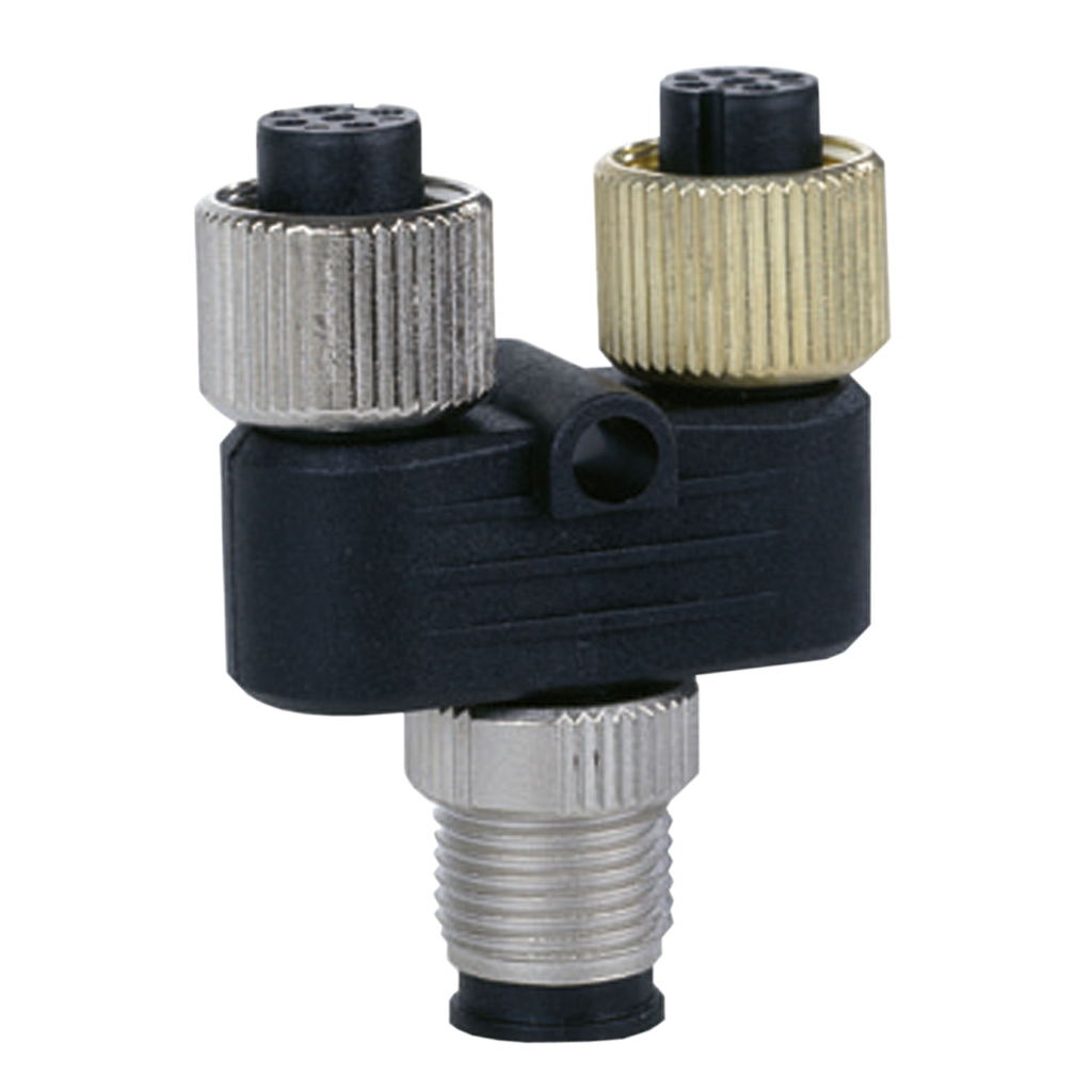 FTXCY1212 – Y – connector – 2xM12 connectors to 1xM 12 connector – for FTB I/O splitter box