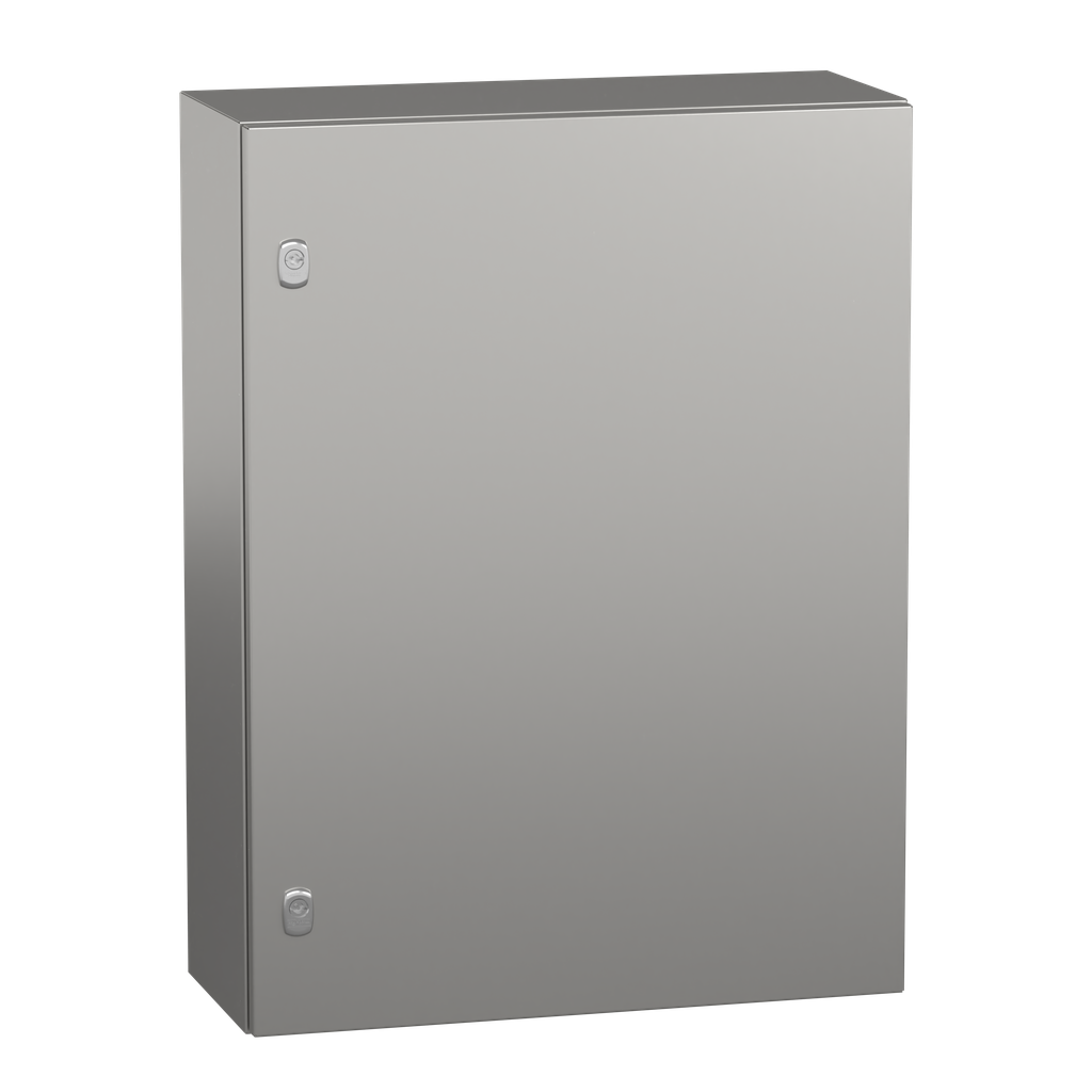 NSYS3X8625 – Wall mounted enclosure, PanelSeT S3X, stainless steel 304L, plain door, 800x600x250mm, IP66