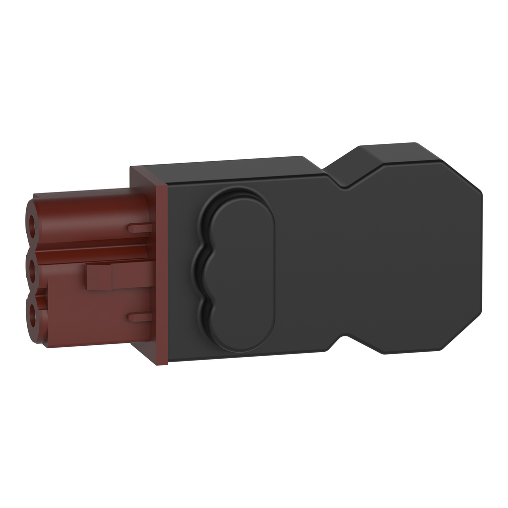 NSYLAMDCF – DC female connector for Multi-fixing LED lamps, 3P, screw connection, 250V/16A