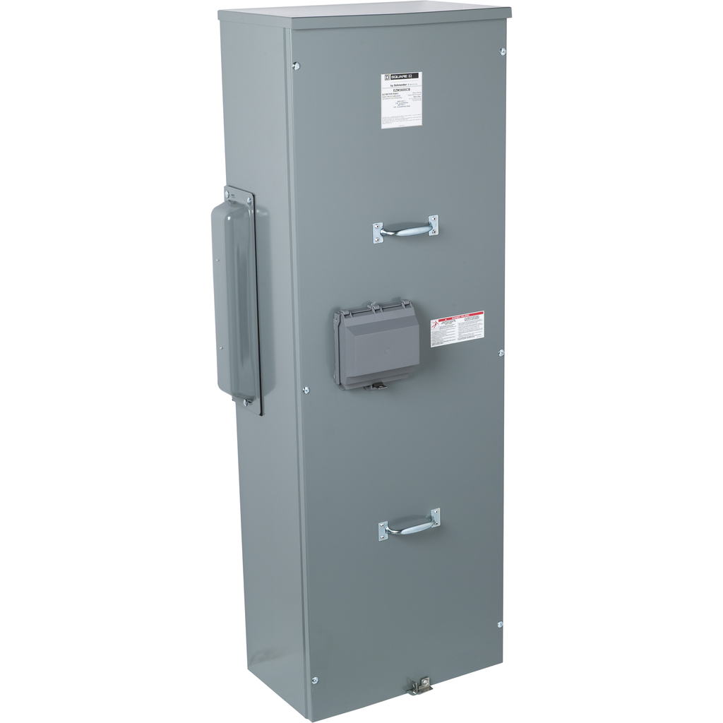 EZM3600CB – Main circuit breaker unit, EZ Meter-Pak, 600A, 240VAC max, 3ph/4W, 600A bus, 65kA, OH/UG, Type 3R