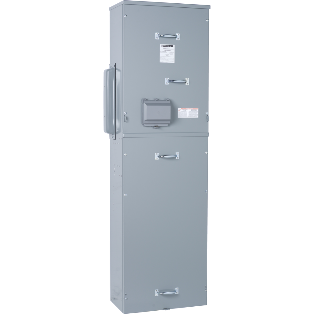 EZM3400CBU – Main circuit breaker unit, EZ Meter-Pak, 400A, 240VAC max, 3ph/4W, 400A bus, 65kA, UG, Type 3R, EUSERC