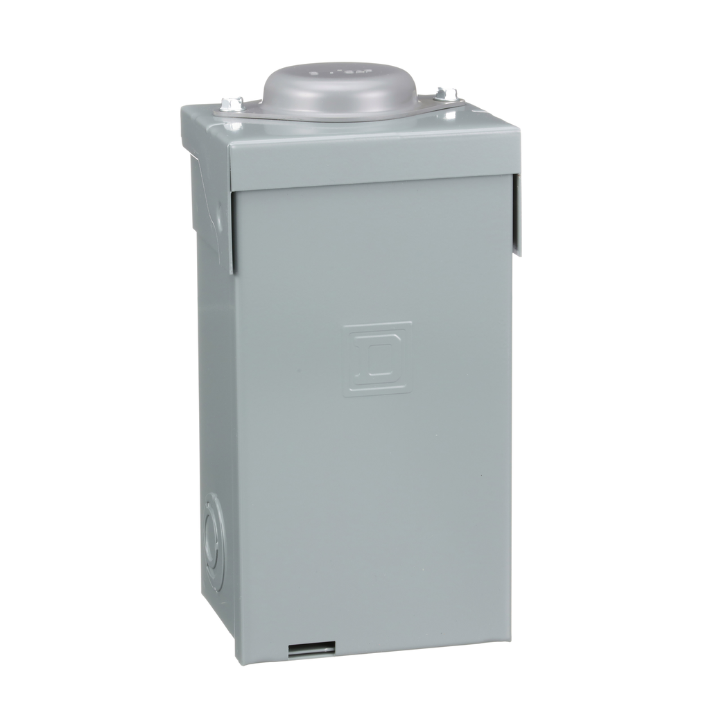 HOM24L70RB – Load center, Homeline, 1 phase, 2 spaces, 4 circuits, 70A fixed main lugs, NEMA3R