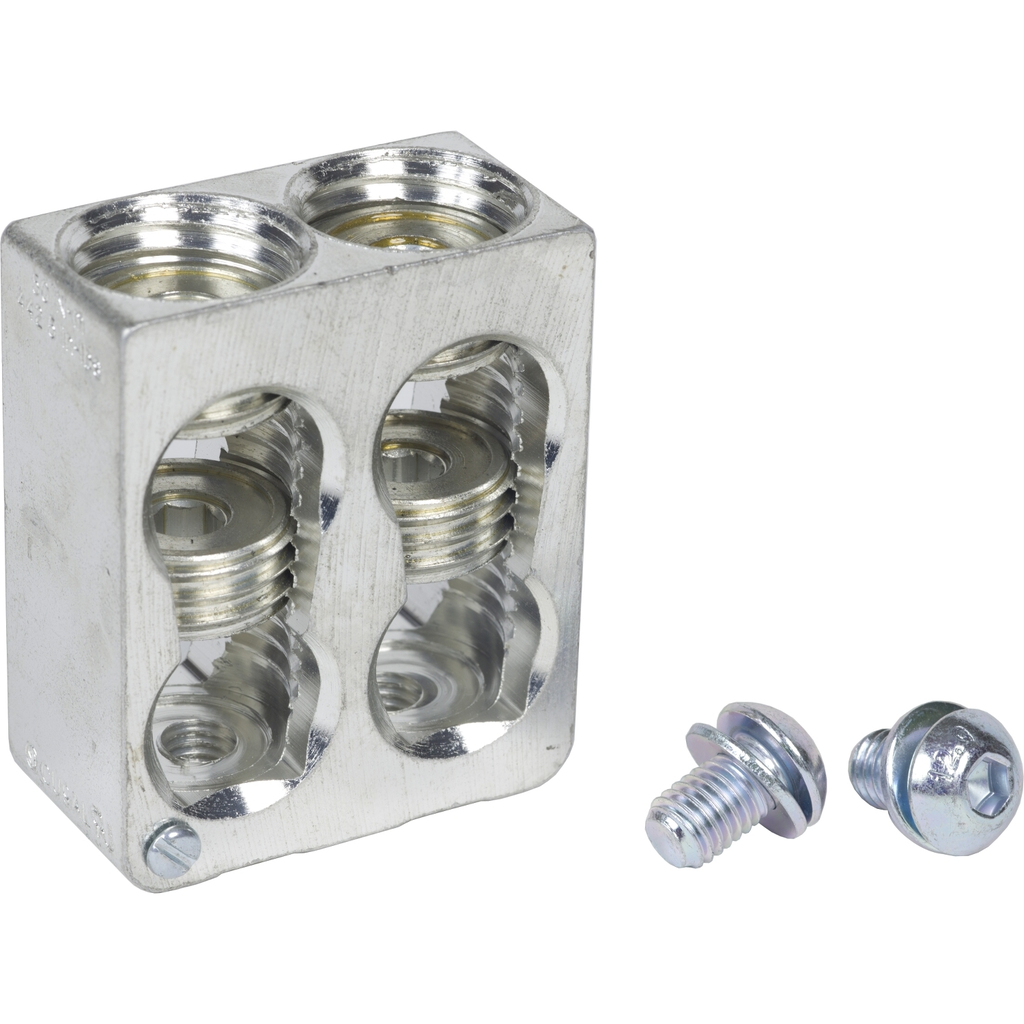 Mayer-DDS-Circuit breaker accessory, PowerPacT P, lug kit, mechanical, 1200A, 3/0 AWG to 500kcmil, unit mount and I-Line, Al-1