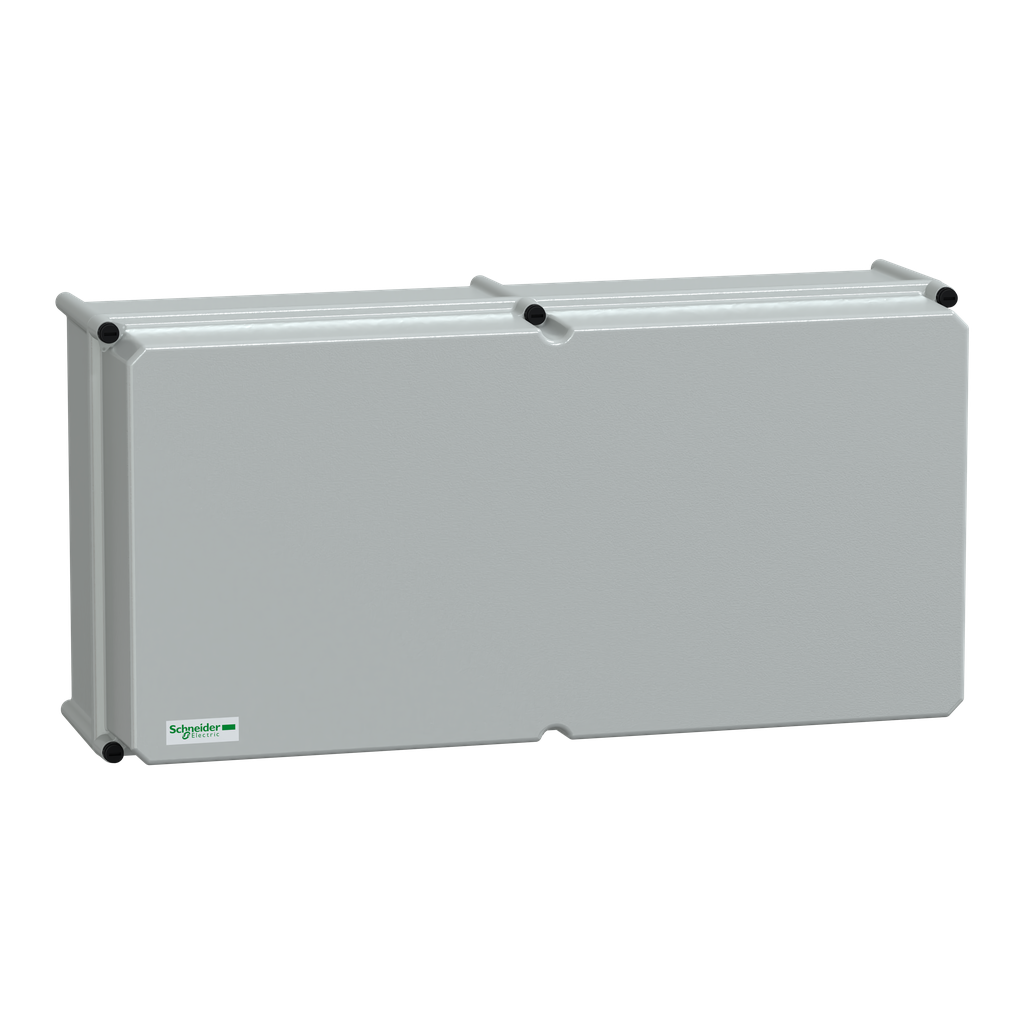 NSYPLSC3672AG – PLS box, polyester rear, opaque PC cover IP66 36x72x23cm