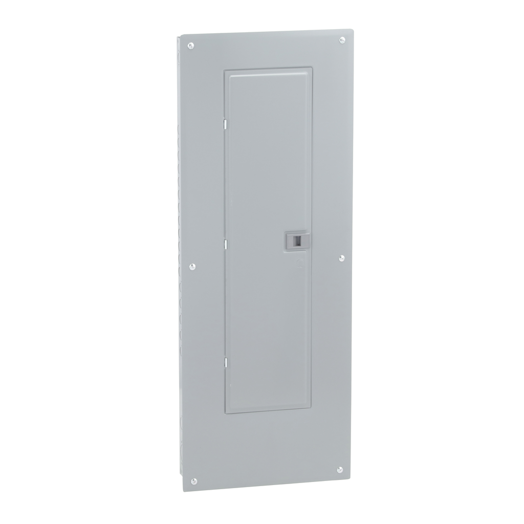 HOM4080L225PGC – Load center, Homeline, 1 phase, 40 spaces, 80 circuits, 225A convertible main lugs, PoN, NEMA1, gnd bar, combo cover