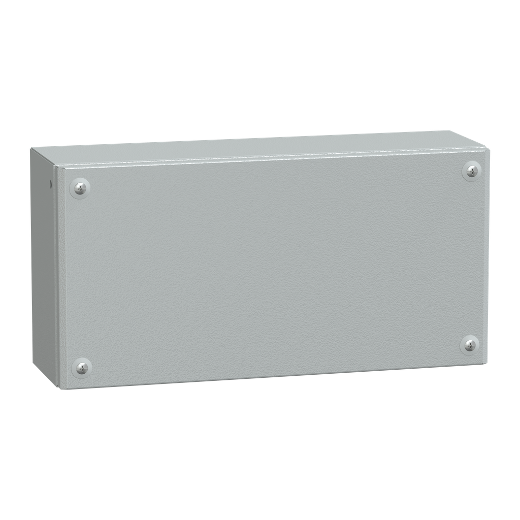 NSYSBM204012 – Metal industrial box plain door H200xW400xD120 IP66 IK10 RAL 7035