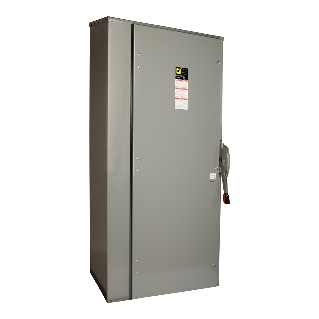 HU267R – Safety switch, heavy duty, non fusible, 700A, 2 pole, 50hp, 600VAC/DC, NEMA 3R