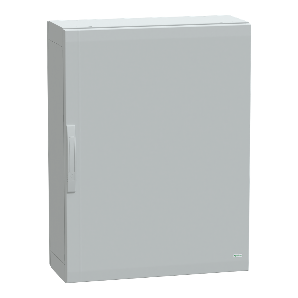 NSYPLA1073G – Floor standing polyester enclosure, Thalassa PLA, plain door, completely sealed, 1000x750x320mm, IP65, IK10