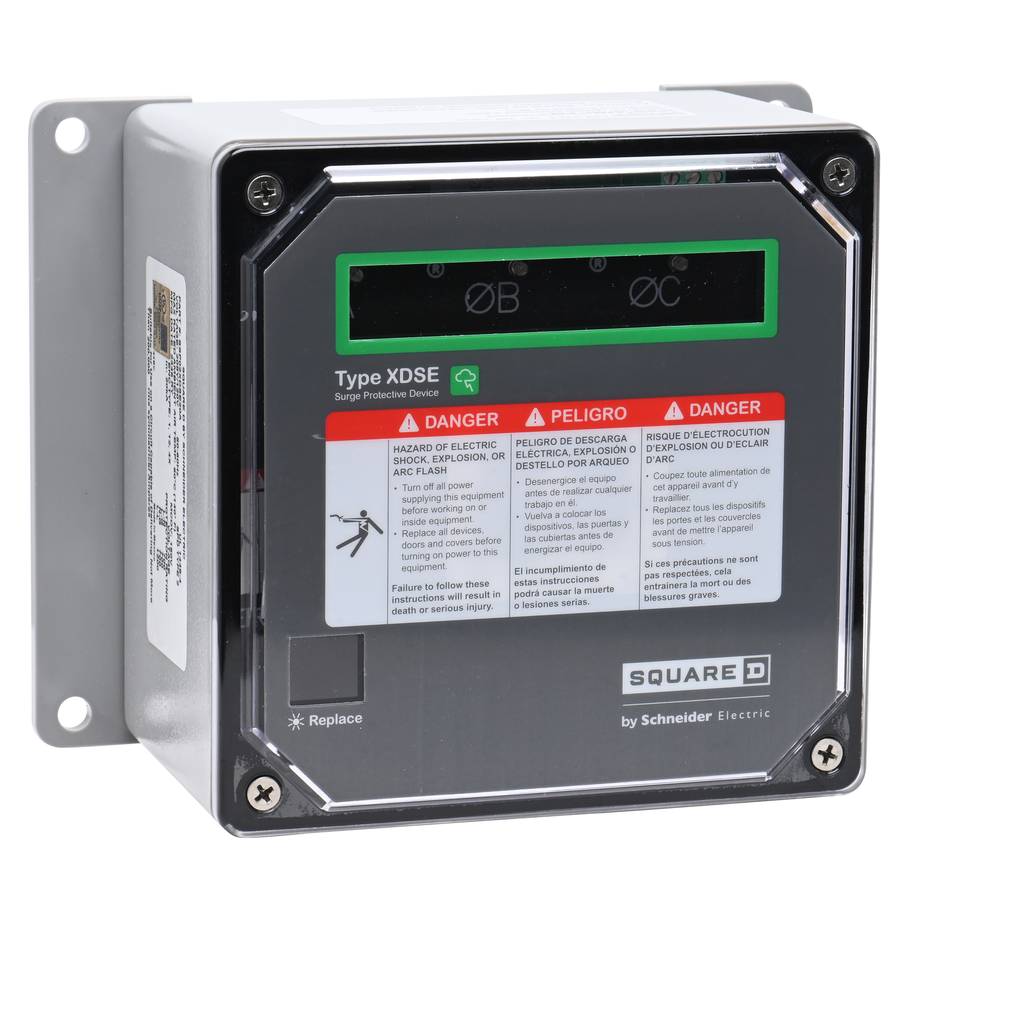 SSP02XDSE20A – Surge protection device, XDSE, 200kA, 208Y/120 VAC, 3 phase, 4 wire, SPD type 2