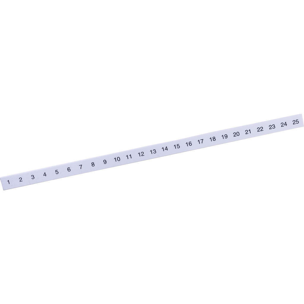 9080GH21 – Terminal block, Linergy, marking strip, numbered 1 to 25, for 9080GK6 or 9080GR6 terminal blocks