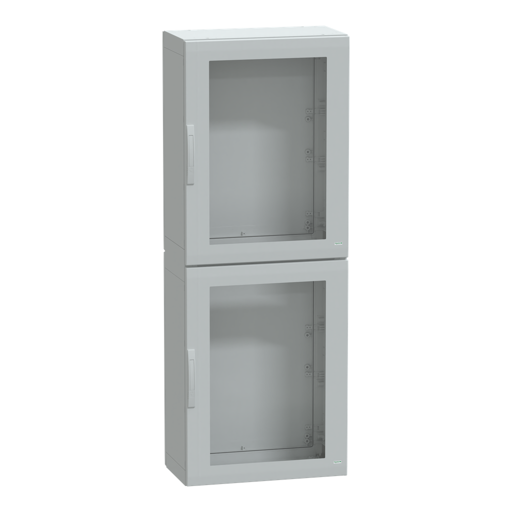 NSYPLA2074TG – Floor standing polyester enclosure, Thalassa PLA, glazed door, completely sealed, 2000x750x420mm, IP65, IK08