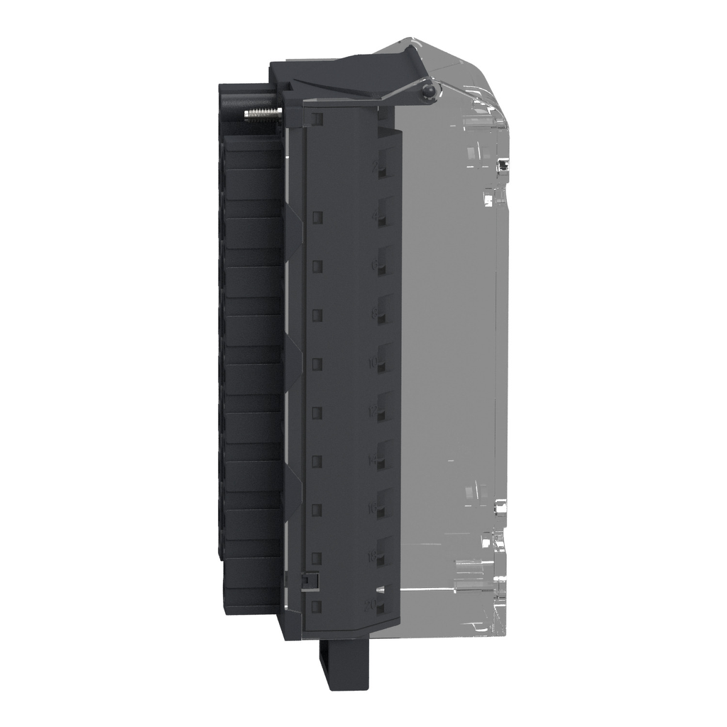 Mayer-DDS-Modicon M340, removable screw clamp terminal block, 20 pins, 1 or 2 x 0.34 to 1.5 mm2-3