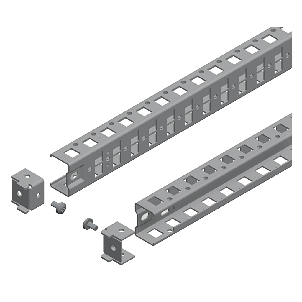 NSYSUCR40160 – Universal cross rails, PanelSeT SFN, Spacial SF, Spacial SM,  H40 W1600mm, 1 row, set of 2