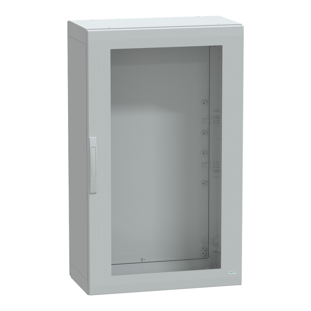 NSYPLA1274TG – Floor standing polyester enclosure, Thalassa PLA, glazed door, completely sealed, 1250x750x420mm, IP65, IK08