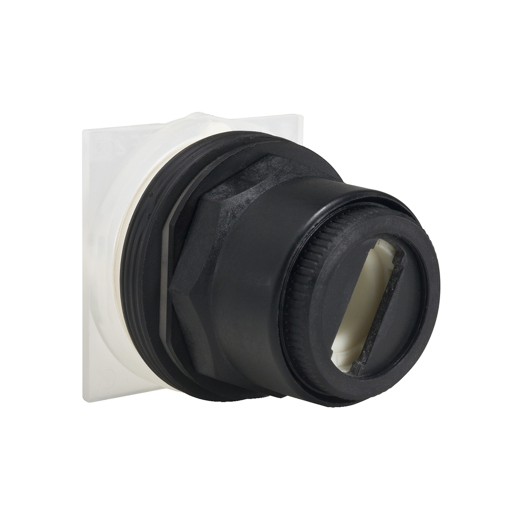 Mayer-DDS-Selector switch head, Harmony 9001SK, plastic, without handle, 30mm, 3 positions, spring return right to center-1