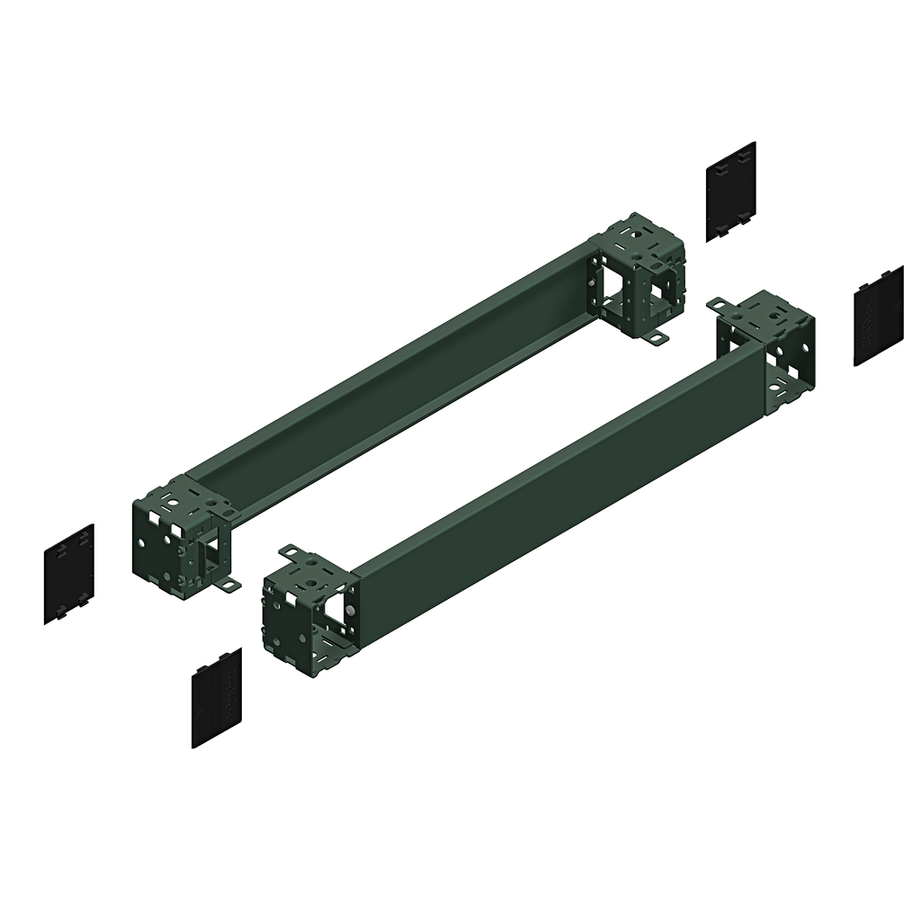 NSYSPF6100 – Front & rear plinth, PanelSeT SFN, Spacial SF, Spacial SM, for electrical enclosure W600mm, plinth H100mm