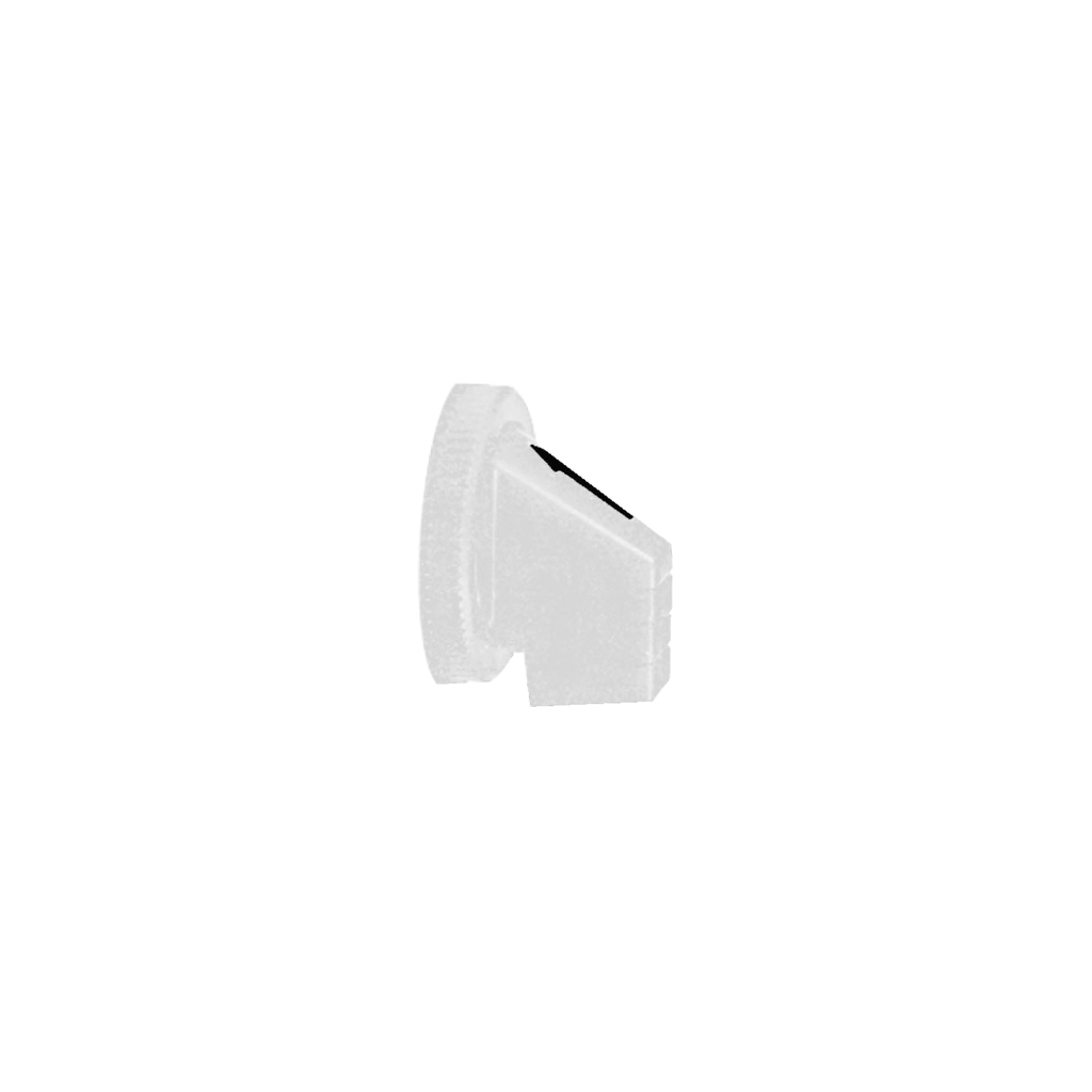 Mayer-DDS-Harmony 9001K, Harmony 9001SK, handle, standard handle, white, 30 mm, for selector switch-1