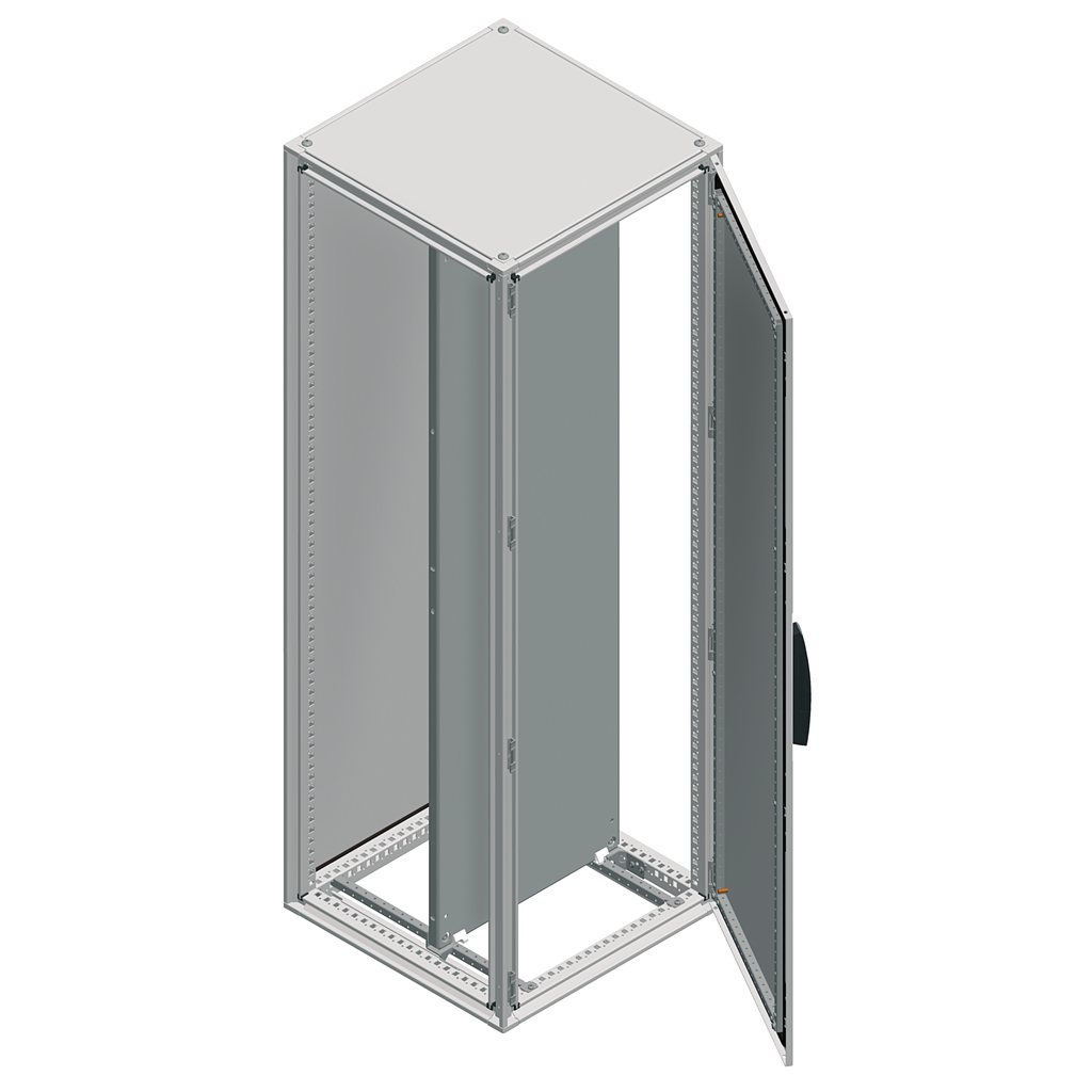 NSYSF18860P – Spacial SF enclosure with mounting plate – assembled – 1800x800x600 mm