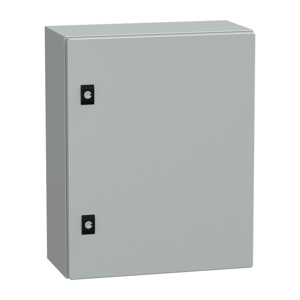 NSYCRN54200P – PanelSeT CRN plain door with mount.plate. H500xW400xD200 IP66 IK10 RAL7035..