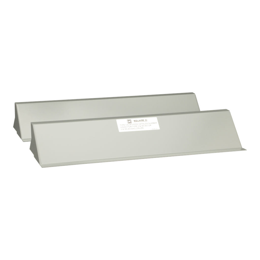 WS363 – Transformer accessory, weathershield kit, for enclosures, box 17D/17H/18D/18H