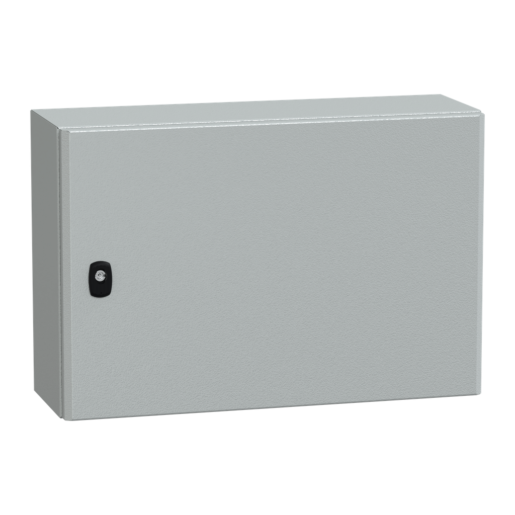 NSYS3D4620 – Wall mounted steel enclosure, PanelSeT S3D, plain door, without mounting plate, 400x600x200mm, IP66, IK10