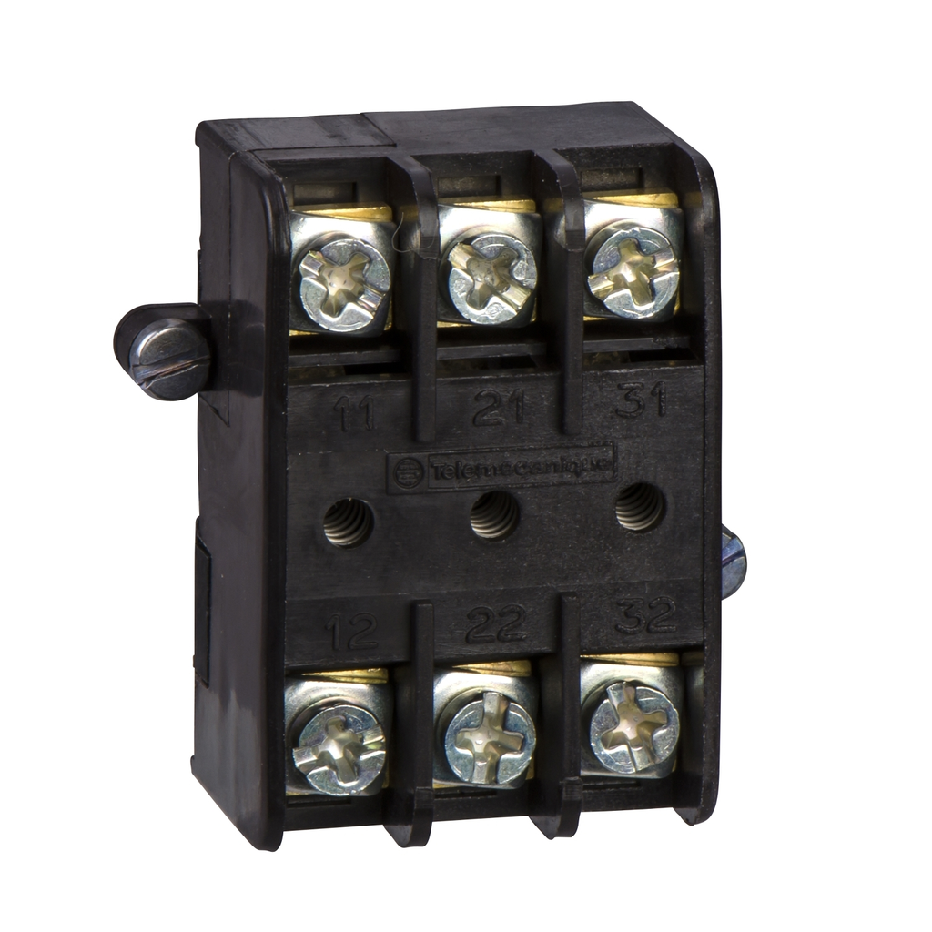 Mayer-DDS-Contact block, Harmony XAC, single contact, spring return, emergency stop push button, 3NO-1