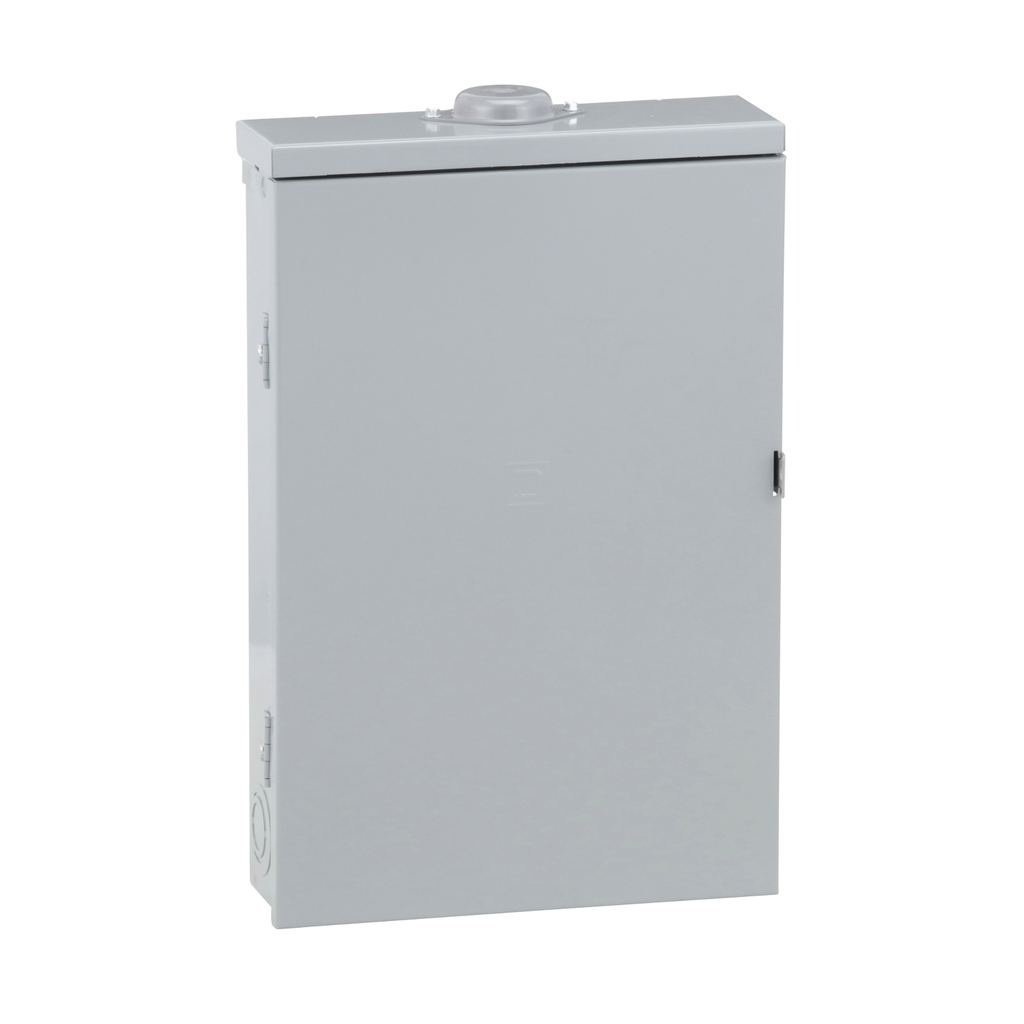 Mayer-DDS-Load center, QO, 3 phase, 20 spaces, 20 circuits, 125A fixed main lugs, NEMA3R, gnd bar-2