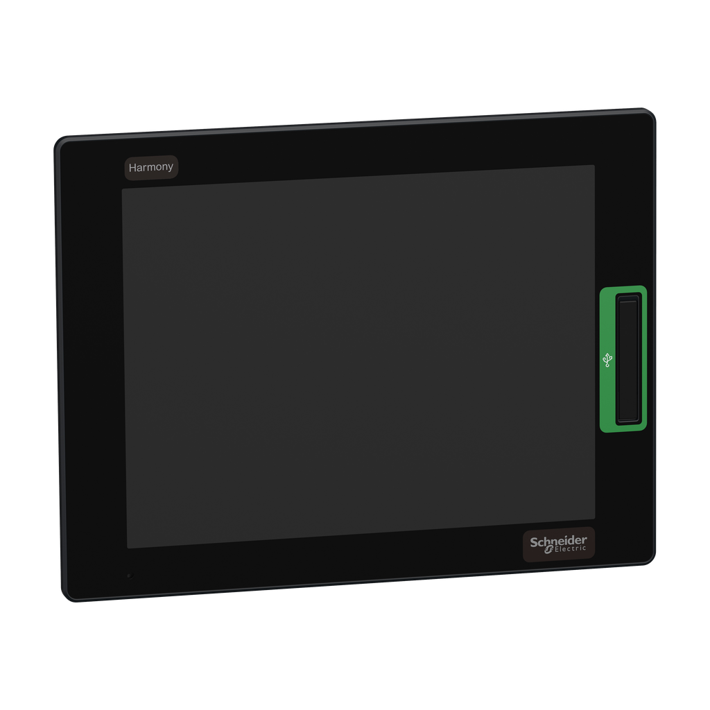 HMIFP6600TMD – 12.1 Industrial FPM, Harmony FP6, XGA, 16M colors, Analog Multi Touch (2 points), Front USB A/micro-B, DVI, USB Type B, 24V DC