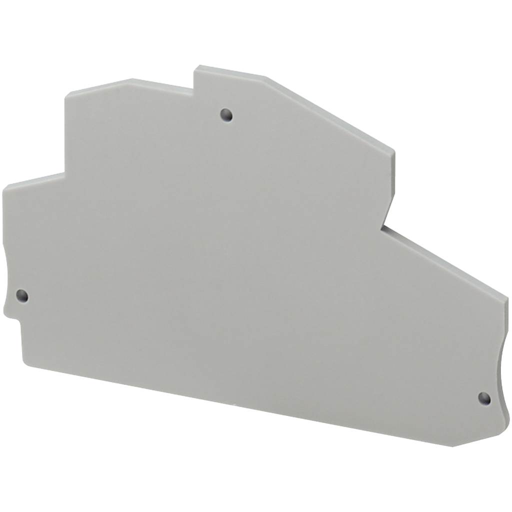 NSYTRACRE24 – Cover plate, Linergy TR, 2 level, 2.2mm width, 4 points for spring terminals NSYTRR24D, grey, Set of 50
