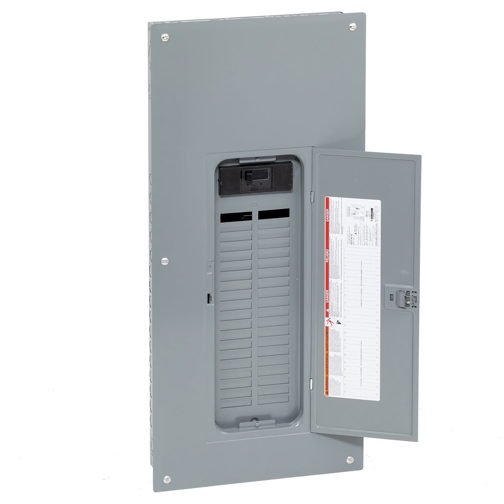 QO140M200PC – Load center, QO, 1 phase, 40 spaces, 60 circuits, 200A convertible main breaker, PoN, NEMA1, combo cover