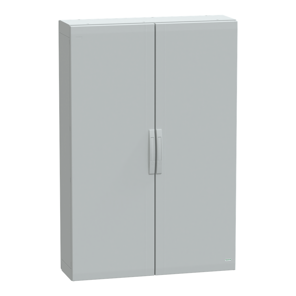 NSYPLA15103G – Floor standing polyester enclosure, Thalassa PLA, plain door, completely sealed, 1500x1000x320mm, IP65, IK10