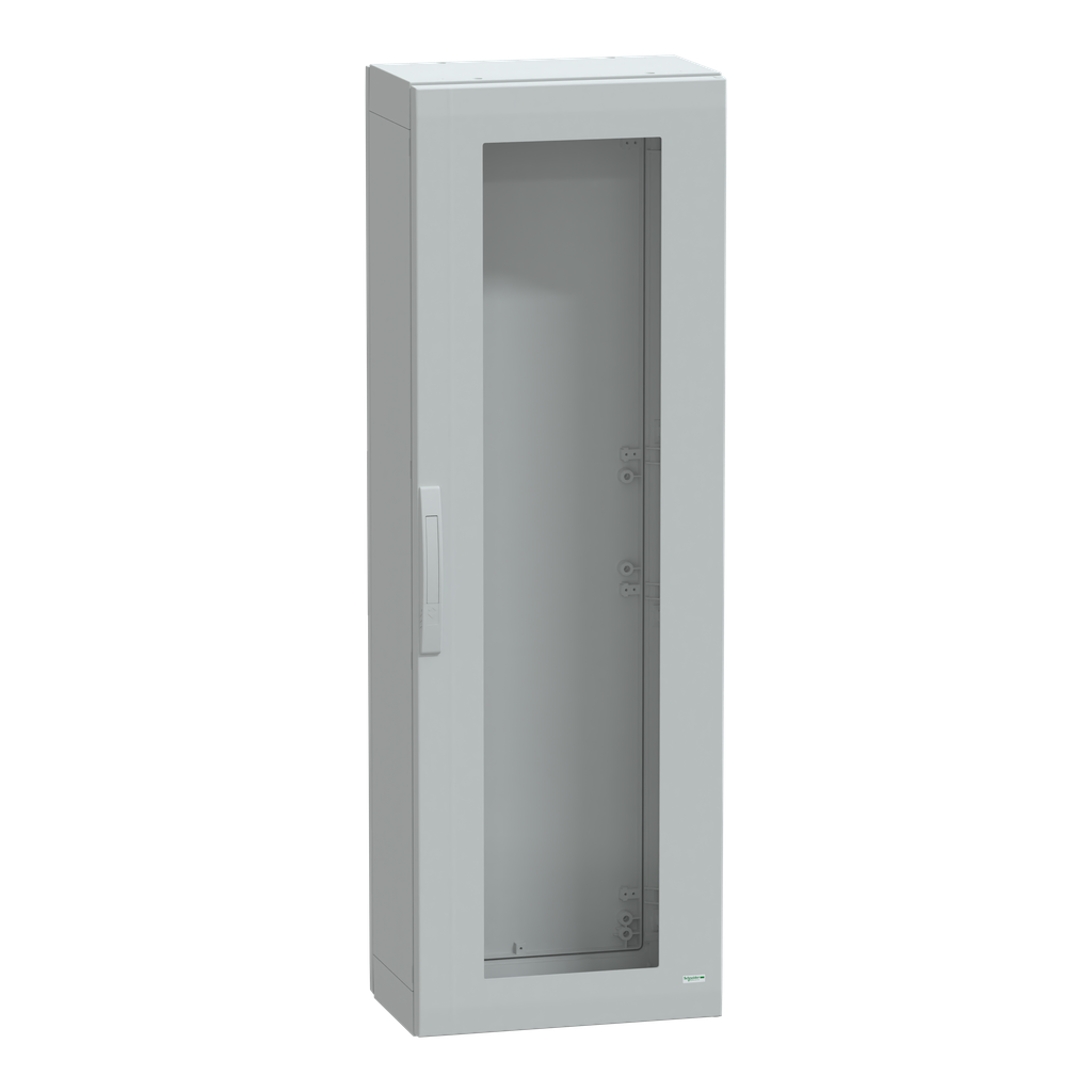NSYPLA1553TG – Floor standing polyester enclosure, Thalassa PLA, glazed door, completely sealed, 1500x500x320mm, IP65, IK08