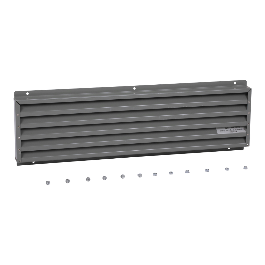 7400WS21M – Transformer accessory, weathershield kit, for enclosures, box 21M