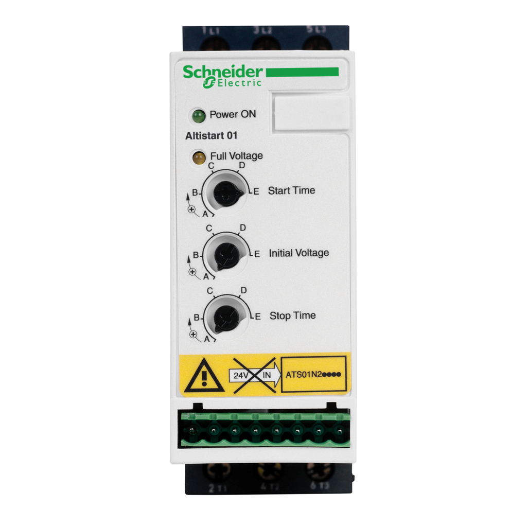 ATS01N209RT – soft starter for asynchronous motor, Altistart 01, ATS01, 9A, 460 to 480V