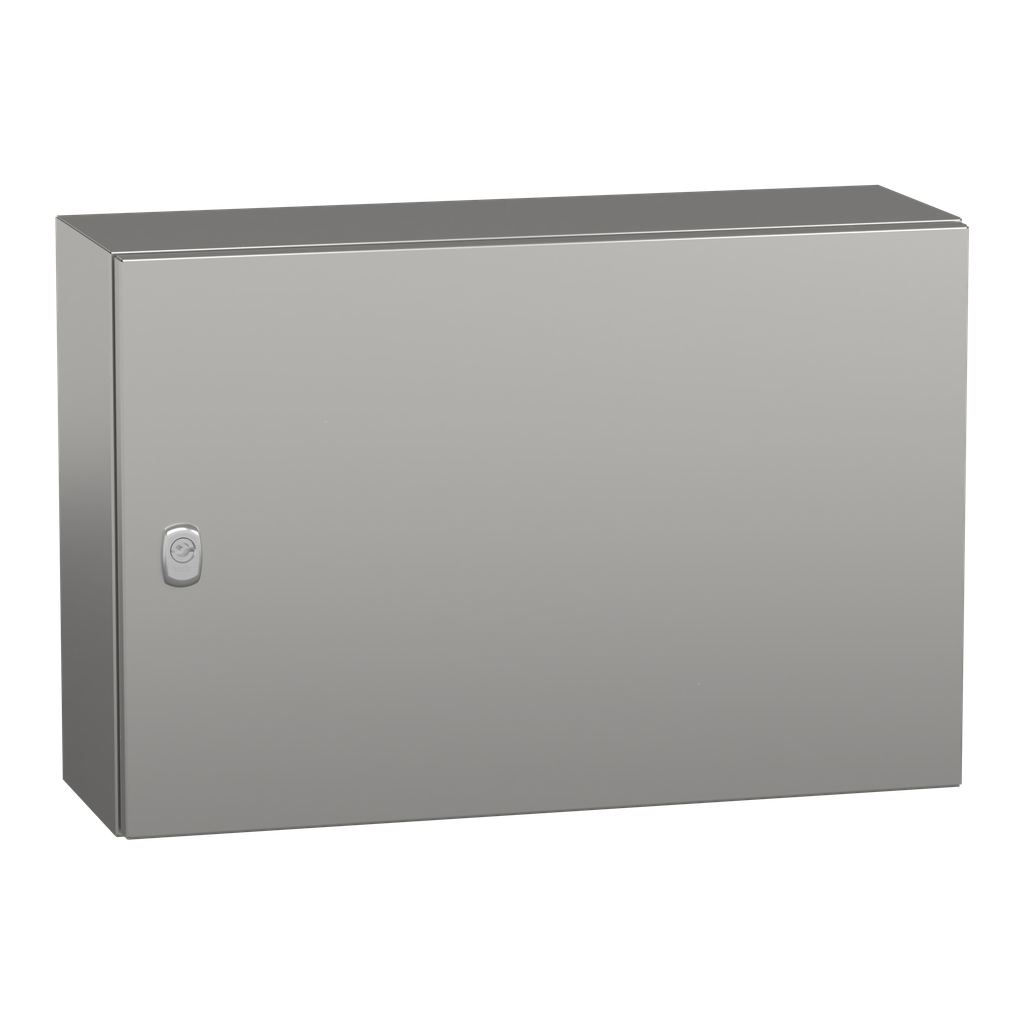 NSYS3X4620 – Wall mounted enclosure, PanelSeT S3X, stainless steel 304L, plain door, 400x600x200mm, IP66
